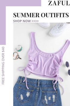 Ribbed Crop Top, Teenage Fashion Outfits, Comfy Outfits, Black Light, Pretty Outfits