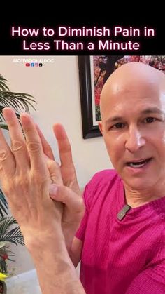 How to Diminish Pain in Less Than a Minute!  Dr. Mandell Stretching Exercises, Improve Circulation, Acupressure, Stay Healthy, How To Take