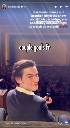 an image of a man in front of a crowd with the caption people goals fr