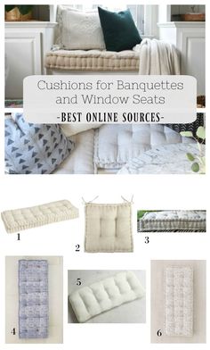 cushions for banquets and window seats best online sources