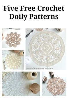 five free crochet doily patterns