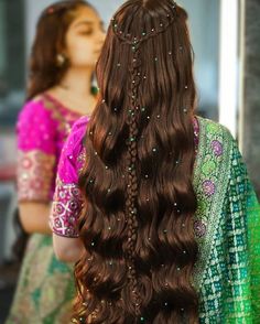 Butterfly Hairstyle, Bridal Hairstyles With Braids, Quince Ideas, Luscious Hair, Long Hair Wedding Styles, Indian Bridal Hairstyles, Front Hair Styles, Hair Up Styles, Wedding Hairstyle