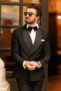 Best Wedding Suits For Men, Black Tuxedo Wedding, Black Double Breasted Suit, Suit For Men Wedding, Best Wedding Suits