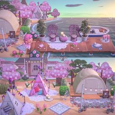 there are two pictures of the same area in this game, one is pink and the other is blue