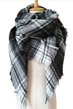 Length - 56"Width - 56"Composition - Acrylic Tartan Blanket Scarf, Cashmere Winter Scarf, Mens Cashmere Scarf, Tartan Plaid Scarf, Tartan Scarf, Scarf Poncho, Womens Cashmere, Pashmina Scarf, Warm Scarf