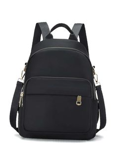 Olivia Mark - Multi Zip Functional Backpack  - Women Backpacks Women Backpack Fashion, Functional Backpack, Large Capacity Backpack, Colorful Backpacks, Backpack Fashion, Travel Handbags, Bagpack, Laptop Backpack, Black Nylons