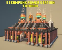 the steampunk power station in minecraft