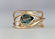 Jewellery Shops, Smaragd Ring, Nature Inspired Engagement Ring, Kay Jewelers, Jewellery Gold, Jewellery Store, Designer Engagement Rings, Green Tourmaline, Coventry