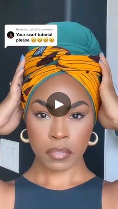 Headwrap Styles, Turban Tutorial, Ghana Fashion, Head Turban, Wrap Tutorial, Hair Design