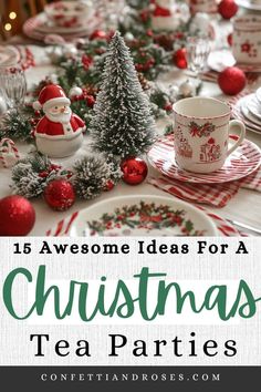 Christmas Tea Party Ideas Christmas Tea Party Ideas, Tea Party Ideas, Popular Christmas Songs, Christmas Tea Party, Coffee Party, White Elephant Gifts Exchange, Tea Party Theme, Tea Party Food, Tea Party Decorations