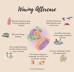 After Care Waxing, Sugaring After Care, Tips For Waxing, Waxing Schedule, Esthetician Wax Set Up, Wax Preparation, Esthetics Tips, Esthetician Room Paint Colors, Pre Waxing Care Tips