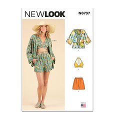 the new look sewing pattern is available for women