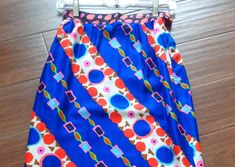 "1960's Polished Cotton Maxi Skirt by Alex Colman Multicolor Abstract Print 1 1/2 Inch Waistband 7 Inch Side Zipper Fully Lined 17 Inch Side Split SIZE: Small MEASUREMENTS (in inches): Waist: 24\" Hips: 36\" Length: 40\" INTERNATIONAL CUSTOMER?? Please email for Shipping Info" Retro Blue Party Skirt, Retro Blue Denim Skirt, Retro Blue A-line Skirt, Blue Retro A-line Skirt, Retro Blue Full Skirt, Retro Blue Lined Skirt Bottoms, Retro Blue Lined Skirt, 1970s Style Blue Bottoms For Spring, Cotton Maxi Skirts