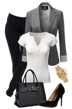 If you like this outfit and want to know where you can buy each item for a great price, visit outfitsforlife.com for more info and even more outfit inspiration! #work #businesscasual #workoutfit #fall Moda Chic, Marmaris, Professional Outfits