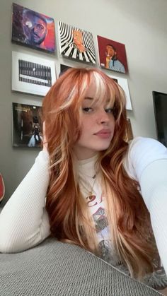 Fun Dyed Hair Ideas, Fun Hair Colour Ideas, Fun Hair Colours, Cool Hair Colors, Fun Hair Colors, Red Hair With Blonde Highlights, Red Blonde Hair, Summer Blonde, Red Hair Inspo