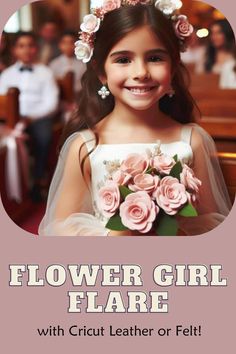 Turn your little flower girl into a mini fashionista with adorable faux leather hair bows Leather Projects For Beginners, Faux Leather Hair Bows, Diy Leather Bows, Leather Hair Bows, Infusible Ink Transfer Sheets, Ebook Design, Holographic Foil, Holiday Baby, Leather Bow