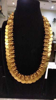 Long Chain Designs Gold, Long Chain Designs, Kasu Malai, Chain Designs Gold