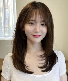 Soft Layered Haircut, Soft Hairstyles, Pretty Hair Cuts, Nails Korean, Asian Short Hair