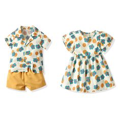 Get this cute children's sibling outfit for your little cutie today. Made of soft material, it's comfortable and durable! Unique matching outfits are great for special occasions and everyday playtime. Have your kids wear this to the park on a warm summer day or around the neighbourhood with friends! Makes a wonderful gift for any occasion. Material: Cotton blend Brother Sister Matching Outfits, Matching Sibling Outfits, Sibling Outfits, Girls Tutu Dresses, Maternity Dresses For Photoshoot, Summer Outfits Kids, Matching Outfit, Brother And Sister, Princess Girl