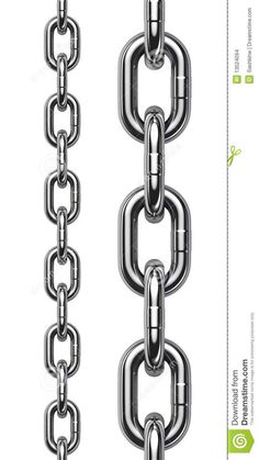 two metal chains on white background with clippings stock photo, images and illustrations