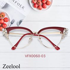 Future Glasses, Cat Eye Eyeglasses, Cat Eye Glasses Frames, Red Glasses, Cat Spray, Trendy Glasses, Eye Glasses Frames