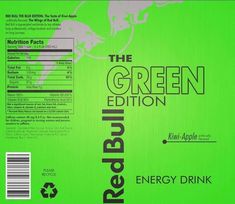 the green version of energy drink