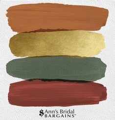 an image of some paint colors on paper