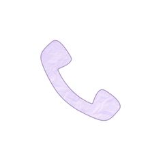 an image of a purple phone on a white background in the style of crumpled paper