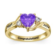 PRICES MAY VARY. 🎓【2023 Graduation Rings】🎓This class ring is inspired by the beautiful meaning of birthstones. There are corresponding birthstone colors for 12 months, choose the birthstone and engrave good wishes on this birthstone ring, let it bring you health, luck and happiness. 🎓【Birthstone Ring Specifications】🎓Heart shaped birthstone rings are available in sizes 4-16. Created Crystal is 7mm in diameter and dazzling. Weight: 3g. 🎓【925 Sterling Silver Material】🎓The high school graduati Graduation Rings College, Custom Class Rings, Class Rings High School, Graduation Ring, Custom Birthstone Ring, Graduation Rings, Beautiful Meaning, Graduation Jewelry, 10k Gold Ring