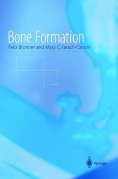 a book cover with the title bone formation