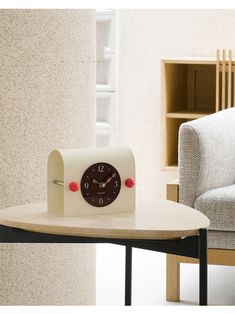 Add some personality to your space with the Modern Simple Art Silent Table Clock. This unique clock effortlessly combines function and style, bringing a touch of modern art to your home or office. Its silent movement ensures a peaceful environment while adding a fun and quirky touch to any desktop. Material:AcrylicSize:20cm(L)*16.5cm(H) (1 inch=2.54cm) Peaceful Environment, Office Desktop, Table Clock, Simple Art, Touch Of Modern, Beige Color, Living Decor, 1 Inch, Modern Art