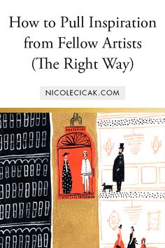 the cover of how to pull inspiration from fellow artists the right way by nicole clark