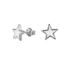 Silver Star Stud Earrings, Silver Stud Earrings Aesthetic, Fourth Of July Earrings, Stars Jewelry, Simple Silver Earrings, Star Earring, Silver Star Earrings, Star Stud Earrings