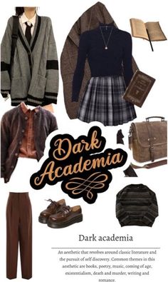 Dark academia is an aesthetic style that draws inspiration from classic literature, academia, and intellectual pursuits. A combination of vintage and preppy elements with a darker color palette.  Our style bundles include a variety of thrifted fashions (see list of fashions & accessories in last photo of listing) and accessories that match the aesthetic of your chosen style box.  If there is anything you specifically want (or don't want) please be sure and let us know on our style box form (Example: I only want short sleeve shirts in my style bundle or I don't want jeans in my bundle, etc)    Our style bundles are put together with authentic vintage fashions and accessories exclusively. Every style bundle is unique and will be curated for you.  ⭐️⭐️ You can help us send you the ideal style Dark Academia Witch Aesthetic Outfit, Cute Academia Outfits, Preppy Academia Outfits, Dark Academia Clothes Aesthetic, Academic Clothes, Colorful Academia Aesthetic, Alternative Fashion Winter, Corporate Alternative Fashion, Grunge Work Outfit