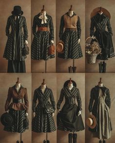 Femkit Fashion Back In Time Outfits, February Days, Vintage Academia, Dark Clothing, Academia Fashion, Old Fashion Dresses, Vintage Inspired Fashion, Fingers Crossed, Old Fashion