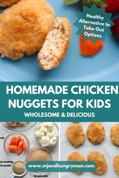 homemade chicken nuggets for kids wholesome and delicious - click to see the recipe