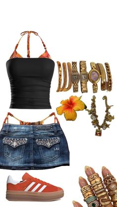 Outfit Inspo Summer, 2000s Fashion Outfits, Mode Inspo, Cute Everyday Outfits, Cute Simple Outfits, Really Cute Outfits, Summer Fashion Outfits, Looks Style