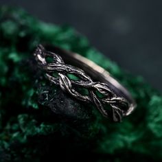 🌟 Warm Greetings, Jewelry Enthusiasts! 🌟 Step into a world where elegance meets personalization with our handcrafted silver rings. Each piece is a testament to unique artistry, blending mystical charm with modern finesse. Our collection offers a special touch for those who adore distinctive and thoughtfully designed jewelry. 🌈 Customization at Your Fingertips: Choose your perfect ring size and select from a variety of enchanting gemstones using our user-friendly dropdown menus. We delight in Earthy Wedding Rings, Enchanted Items, Nature Inspired Wedding Bands, Forest Jewelry, Branch Ring, Jewelry Elegant, Fantasy Forest, Braided Ring, Botanical Jewelry