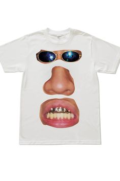 Eyes Nose Mouth Rich Brian T-Shirt Unisex Weird Memecore Affordable White Pop Culture T-shirt, Cheap Basic Shirt With Funny Print, Cheap Funny Print Tops, Cheap Novelty Shirt With Graphic Print, Cheap White T-shirt With Funny Print, Cheap Cotton Pop Culture T-shirt, Cheap Novelty T-shirt With Graphic Print, Cheap Funny Tops With Graphic Design, Cheap Funny Print Tri-blend Tops