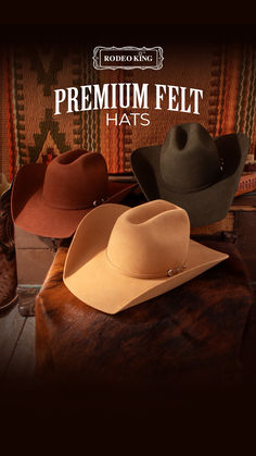 Rodeo King Hats available at Rods True Western Rodeo King Hats, Western Cowboy, Rodeo, Hats For Men