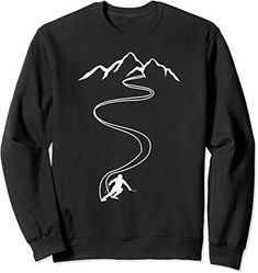 Ski Winter Sports Skiing Funny Skier Sweatshirt Ski Clothes Women, Snow Outfits Aesthetic, Aesthetic Snow Outfits, Ski Trip Outfits, Ski Vacation Outfits, Ski Signs