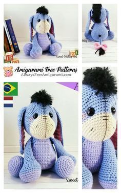 crocheted stuffed animal amigurma free patterns