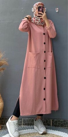 Muslim Women Clothing, Islamic Fashion Dresses, Modern Hijab, Hijabi Outfits Casual