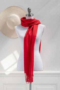 A must-have addition to your cold weather wardrobe, this simple-yet-chic scarf in a classic red will keep you cozy and stylish all season long. Please Note- This item is final sale only. . Details: 27" Wide x 71" Long 100% Polyester Imported Red Scarves For Winter Cold Weather, Red Winter Scarves For Cold Weather, Red Casual Scarves For Fall, Casual Red Scarf For Cold Weather, Casual Red Scarf For Fall, Casual Red Winter Scarf, Classic Red Scarves For Winter, Classic Solid Scarves For Fall, Classic Solid Color Scarves For Fall