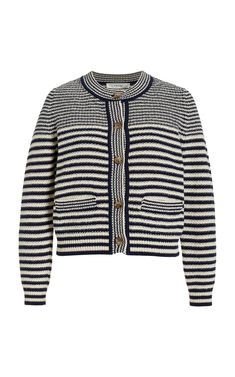 Fall 24, Cotton Cardigan, Striped Cardigan, Frame Denim, Pre Fall, Knitwear Women, Skirts For Sale, Sweater Weather