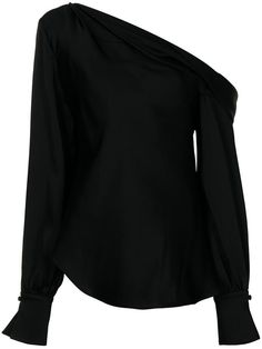 Winter Blouses For Women, Stain Blouse, Jonathan Simkhai, Swaggy Outfits, One Shoulder Tops, Looks Vintage, Fashion Killa