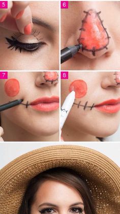 Diy Scarecrow Costume, Scarecrow Makeup, Make Up Diy, Forever Foundation, Diy Scarecrow, Scarecrow Costume