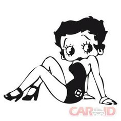 betty boop bumper sticker | Voiture Betty Boop Sticker Car Id Fr Betty Boop Coloring Pages, Craft Machines, Zombie Cat, Wounded Warrior Project, Cricut Design Space, Space Silhouette, Future Design, Custom Vinyl