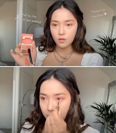 Ulzzang Before And After Makeup Dark Ulzzang, Trendy Hairdos, Ulzzang Makeup Tutorial, Makeup Pinterest, Makeup Ulzzang, Fresh Hairstyles, Effortless Waves, Natural Makeup Tips, Korean Makeup Look