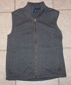 NWOT Vineyard Vines Mens XS Grey Full Zip Sleeveless Vest Jacket New without tag.  Super nice! Shop my Ebay store by size with ease. Simply click on my Store Icon, choose the category you are shopping (i.e. Boys Clothing) then simply click on the size you are shopping for (i.e. Size 6). Everything I have in that size is listed in a couple of simple clicks. I try and describe each item as honestly as I can and disclose any irregularities as I see them. Please email me with any questions BEFORE bi Classic Sleeveless Outerwear For Outdoor, Gray Sleeveless Vest For Outdoors, Gray Sleeveless Vest For Outdoor, Classic Outdoor Vest, Gray Sleeveless Vest Outerwear, Classic Sleeveless Vest For Outdoor, Functional Sleeveless Vest For Fall, Sleeveless Vest Jacket, Store Icon